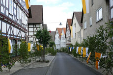 Fronleichnamsaltäre in den Naumburger Straßen (Foto: Karl-Franz Thiede)